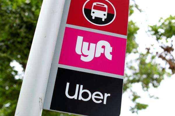 Uber, Lyft signs